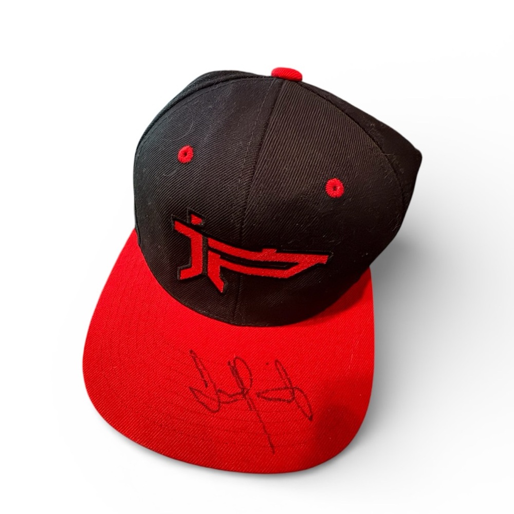 the classics yupoong Black and Red Snapback Cap